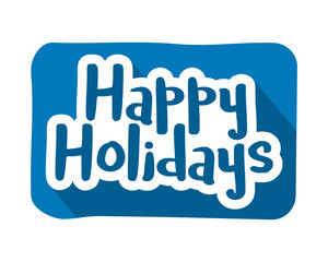 happy holidays typography typographic creative writing text image 5