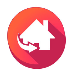 ikona z długim cieniem na tle okręgu