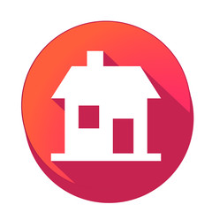 ikona z długim cieniem na tle okręgu