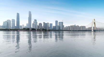 Modern metropolis skyline, guangzhou, China