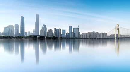 Fototapeta na wymiar Modern metropolis skyline, guangzhou, China