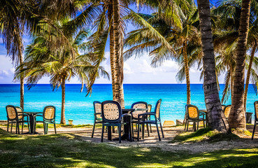 HDR - Karibischer Strand zum relaxen in Varadero Kuba - Serie Kuba Reportage