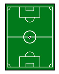 soccer field with a ball