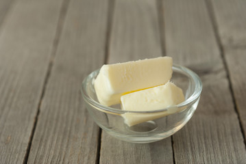 dairy products, rustic wooden table background