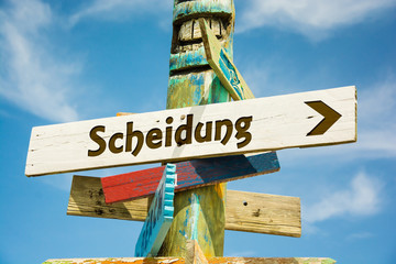 Schild 282 - Scheidung