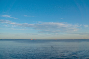 Obraz premium Skyline at Tikhaya bay in Vladivostok