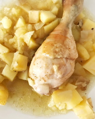 Stewed Chicken and Potatoes