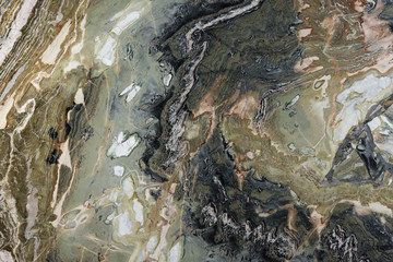 Elegant quartzite texture in grey-brown tone.