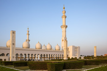 Fototapeta na wymiar The Sheikh Zayd Mosque. Abu Dhabi. United Arab Emirates