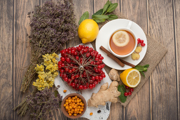 tea with herbs