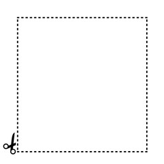 scissors cutting illustration