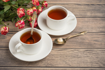 two cups of tea