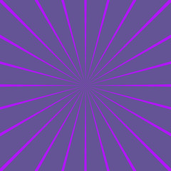 Violet rays on purple background.