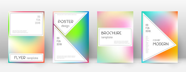 Flyer layout. Stylish gorgeous template for Brochure, Annual Report, Magazine, Poster, Corporate Presentation, Portfolio, Flyer. Authentic bright cover page.