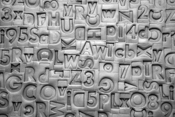 Letterpress background