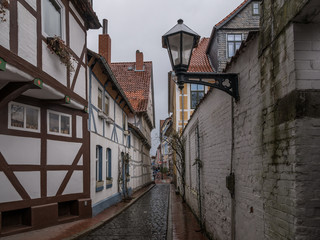 The architecture of city Hildesheim, Germany
