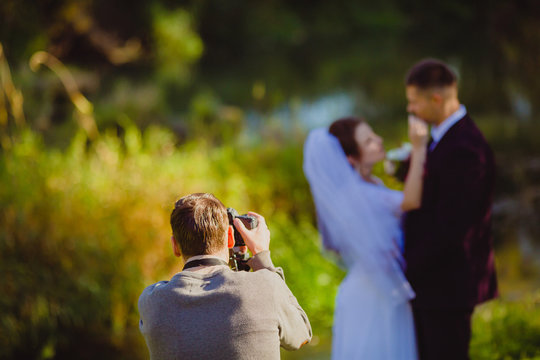 Wedding Photoshoot In The Summer Park