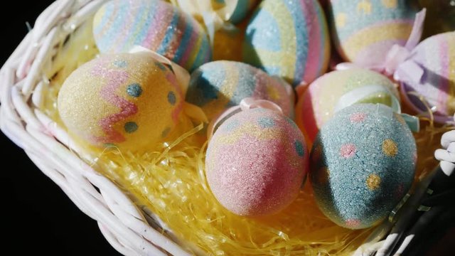 Handmade easter eggs