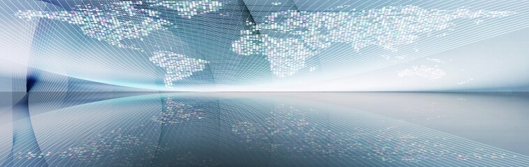 linien raum horizont bewegung farben