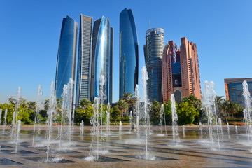 Skyscrapers of Abu-Dhabi, UAE