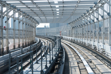 フェンストンネルのカーブ出口