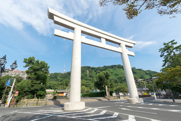 照国神社大鳥居（鹿児島市街）