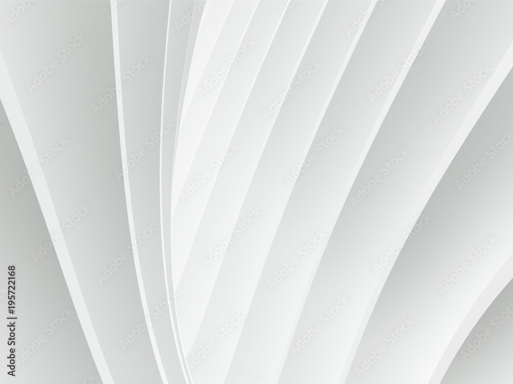 Leinwandbilder abstract of white pattern space ,perspective of future design architecture