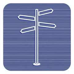 Obraz premium Road Sign icon