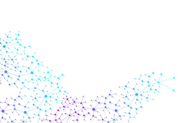 Scientific images of molecular structures. Molecule DNA research as concept. Chemistry pattern, illustration.