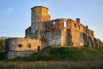 Fototapeta na wymiar Gotycki zamek książęcy w Siewierzu, Polska
