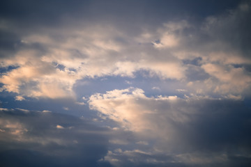 Fototapeta na wymiar Sky with clouds