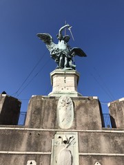 Castle Sant Angelo in Rome the capital of Italy