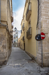 Ortigia Alley, Syracuse, Sicily, Italy