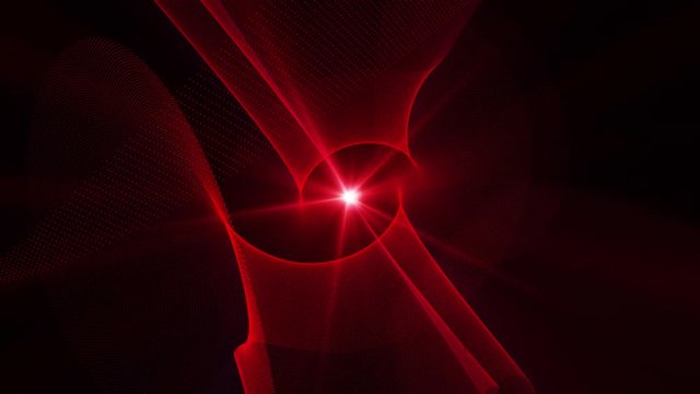 Magic light, fractal pattern, video loop