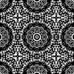 Seamless lace floral background. Texture for wallpaper, invitation. Vector illustration. - Illustration Decor, Textile, Tile, Russia, Abstract