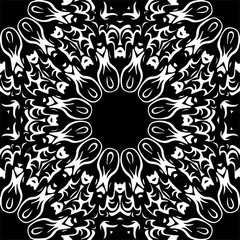 Lace seamless pattern. floral ornament. Creative Vector illustration. for design invitation, background - Illustration Circle, Decor, Tile, Russia, Abstract