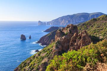 littoral du sud de la sardaigne