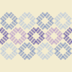 Seamless geometric pattern. The texture of rhombus. Scribble texture. Textile rapport.