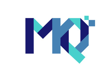 MQ Digital Ribbon Letter Logo 
