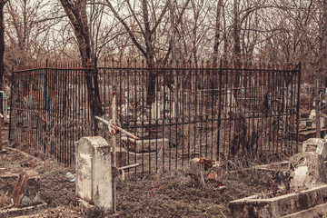 Ancient cemetery tombstones monuments of angels mysticism mystery ghost spirits bring death