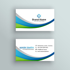 Fototapeta premium professional business card vector design