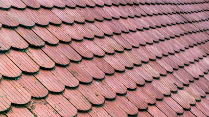 Roof tile in Sibiu, Romania