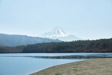 富士山　西湖