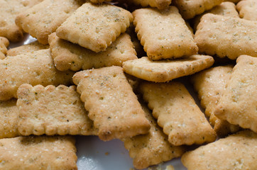 Biscuits for Breaking Time (in close up detail).