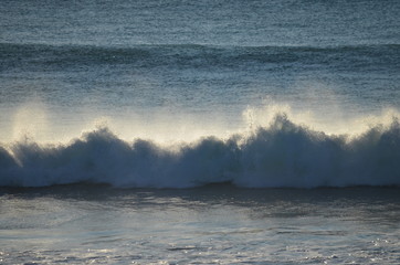 Lacanau, Ozean, Wellen, Himmel, Brandung