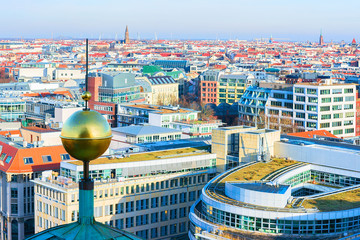 Cityscape of Berlin with Steeple of Berliner Dom Cathedral © Roman Babakin