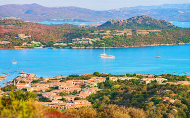 Fototapeta premium Panorama of Porto Rotondo resort Sardinia