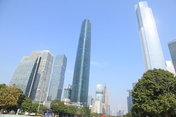 Obraz premium Skyline of Guangzhou, China
