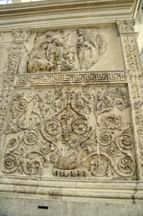 The Ara Pacis or Augustus's Tomb in Rome 