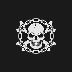 Skull and bones Logo